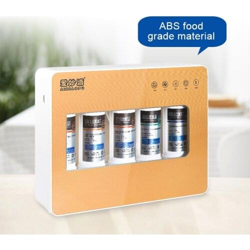 Large Water Output Kitchen 5-Stage Water Filters Activated Carbon Filter System Direct Drink Faucet Household Water Ultra-filter