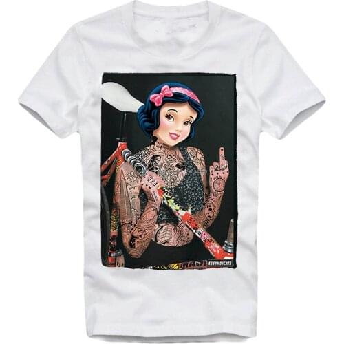 T Shirt Tats Tattoo Snow Tart Alice Bike Bicycle Hot Summer MenS Fashion Short Sleeve Cotton T Shirt Tees Harajuku Streetwear