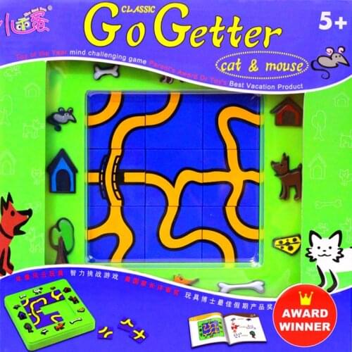 Go Getter (Cat catch mouse)Education Board Game Cat and Mouse Family/Party Parents with Children Funny Game With English Rules