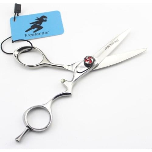 5.5 inch Cutting Styling Tool Hair Scissors Japan 440c Stainless Steel Salon Hairdressing Shears Regular Flat cutting Blades