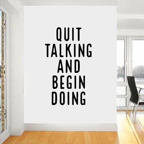 Cartoon Motivational sentence Home Decorations Pvc Decal For Babys Rooms Art Decor Wallpaper