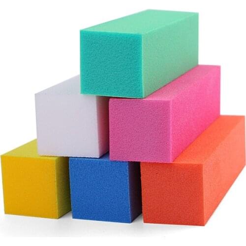 Nail Spong Sanding Block Nail Art Buffing Grinding Polishing Nail File Pedicure Nail Art Tool nail supplies for professionals