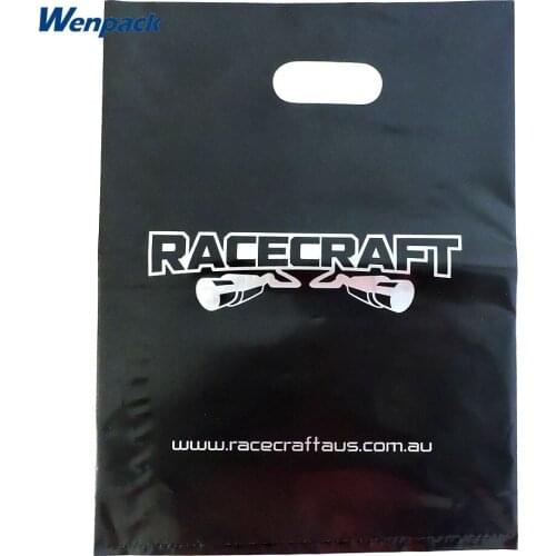 30x40cm custom print logo plastic gift bags for packaging and shopping