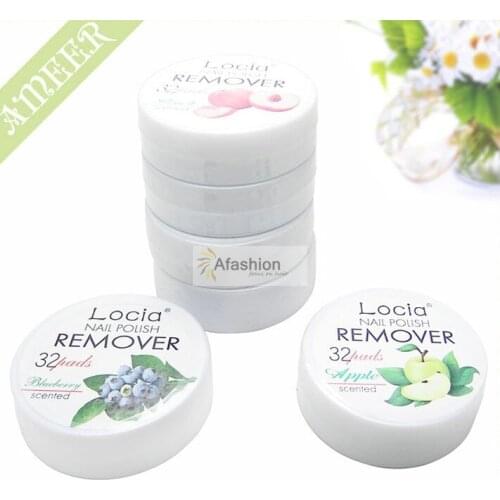 1box Nail Art Polish Remover Pad locia Nail uv gel manicure Cleanning for cuticle Wet Wipes include 32tips