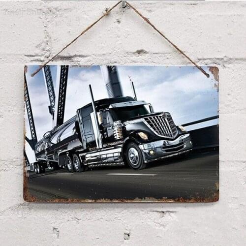Heavy Duty Tru Metal Signs Vintage Car Poster Garage Wall Decoration Art Painting Pub Bar Club Decorative