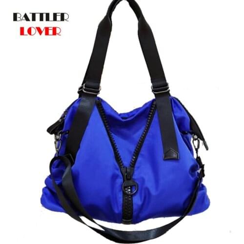 Women Big Capacity Casual Totes Punk Style Travel Handbags For Female Zipper Design Shoulder Bags Ladies Fashion Shopping Purses