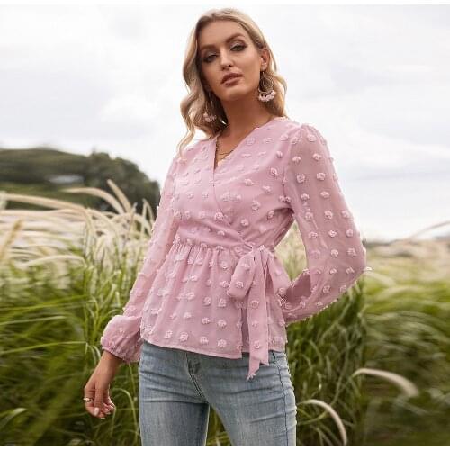 Блузки с цветами WTBERGER China At AliExpress