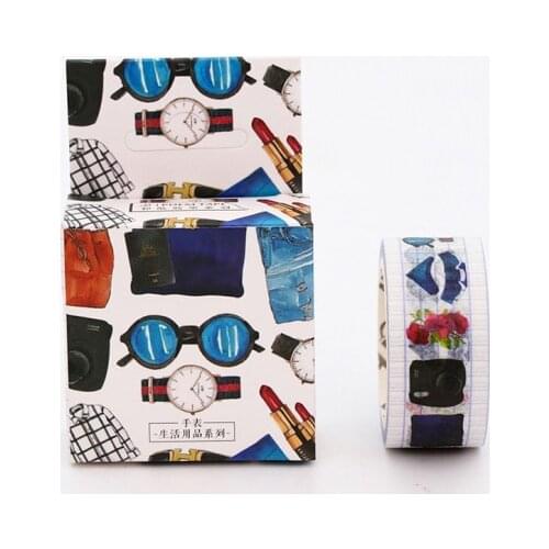 2cm wide daily use Washi Tape DIY decoration Scrapbooking Sticker Label Masking Tape School Office Supply