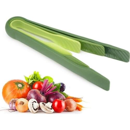 3Pcs Food Grade Plastic Non-Stick Barbecue Food Clip Tongs Food Pizza Bread Steak Clip Kitchen Supplies -30