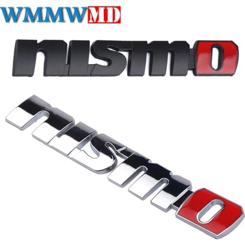 3D Metal NISMO Auto Car Nismo Badge Emblem Decal Sticker For Nissan Tiida Teana Skyline Juke X-trail Almera Qashqai Car Styling