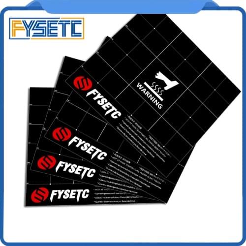 5pcs 3D Printer Frosted Heat Hot Bed Sticker Coordinate 300x300mm Surface Build Sheet Plate For CR-10S Lulzbot