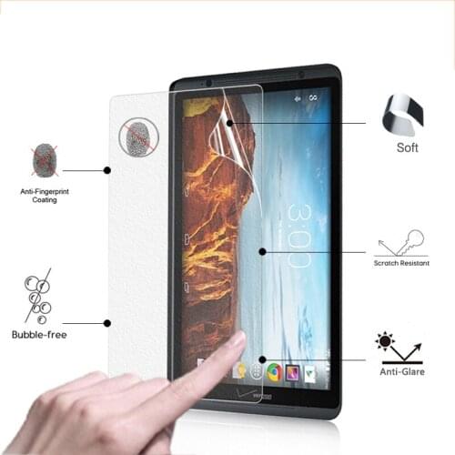 Premium Anti-Glare Matte Protective Film For Verizon Ellipsis 8 8.0" tablet Anti-Scratches Screen Protector films + clean tool