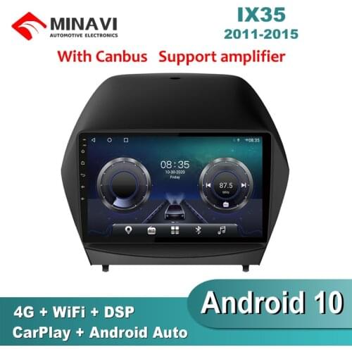 9'' IPS Android 9 For HYUNDAI Tuscon IX35 2010-2015 Car Radio Multimedia GPS Navigation Navi Player Auto Stereo WIFI