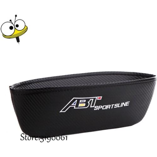Car Accessories Car Organizer Storage Bag Seat Gap Pocket For ABT Logo For VW Golf Polo Touran Touareg Passat Jetta Bora Beetle