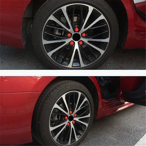 Car accessories Wheel Bolts Cover For Hyundai ix35 iX45 ix20 iX25 i10 i20 i30 i40 HB20 Sonata Verna Solaris Elantra Accent