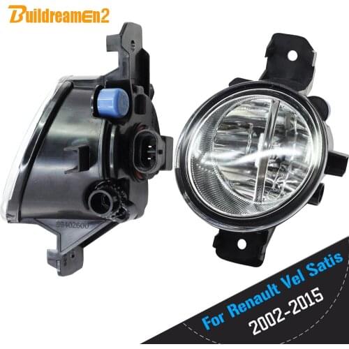 Buildreamen2 2 X Car Accessories H11 4000LM LED Light Front Fog Light Assembly DRL 12V For Renault Vel Satis (BJ0_) 2002-2015
