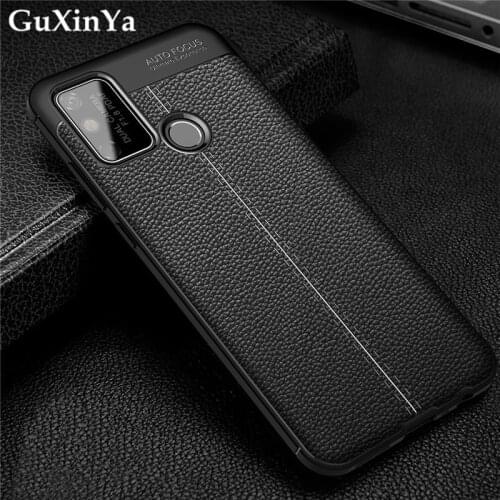 Honor 9A Phone Case For Huawei Honor Play 9A Cover Luxury Leather ShockProof TPU Back Protective Case Honor 9A MOA-AL00 Funda