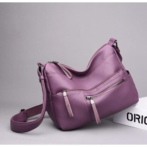 2021 Design Women Shoulder Bag Crossbody Bag Pu Leather Messenger Bag Lady Handbag Purse Quality Womens Purse Mother Bag