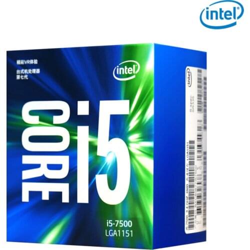 Intel/ Intel i5 7500 desktop computer quad core boxed processor CPU compatible B250 Z270