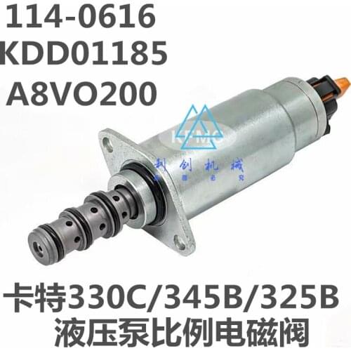 Excavator Carter 330C/325B/322B/345B hydraulic pump solenoid valve proportional solenoid valve 114-0616
