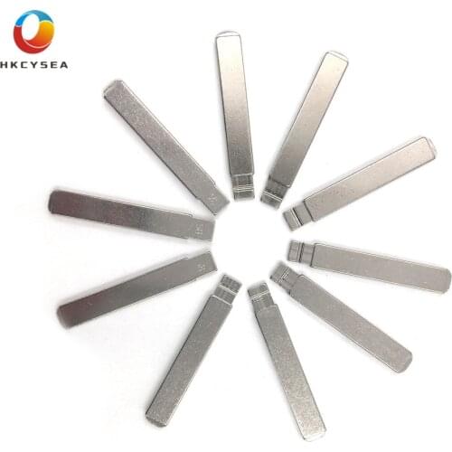 HKCYSEA 10 pcs/lot Metal Blank Uncut Flip KD Remote Key Blade Type VA2 #58 for Citroen Triumph NO. 58 Blade