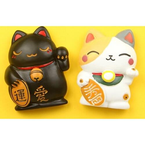 Creative Lucky Cat Aromatherapy Car Outlet Clip mould Fondant Decoration Silicone Mold