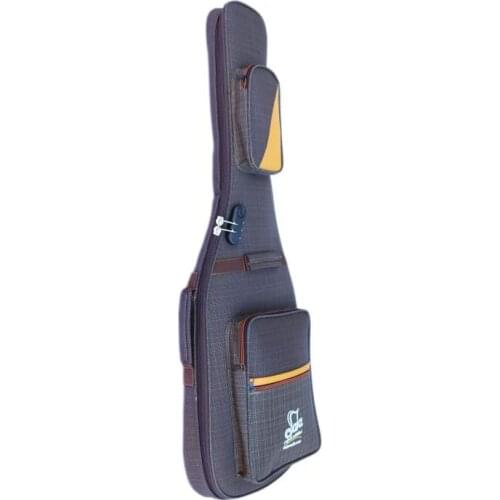 Padded Waterproof Case For Electric Guitar String Instrument Gig Bag Case With Straps Lock SAFE-404