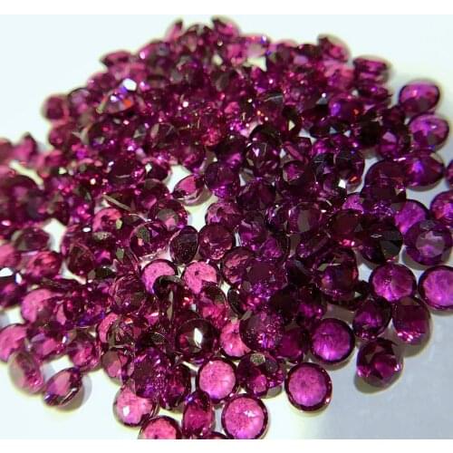 Natural Garnet Round Oval Heart Shaped Water Drop Loose Gemstone Jewelry DIY Ring Pendant Bracelet Earring Valet Inlay
