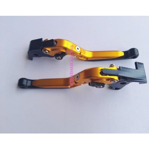 New For YAMAHA V-MAX VMAX 2009 2010 2011 motorcycle motorbike CNC Foldable Extendable brake&Clutch Levers Gold