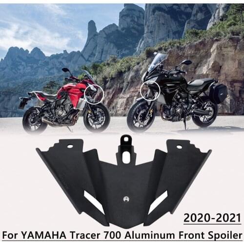 NEW Motorcycle Accessories For YAMAHA TRACER 700 TRACER700 Tracer 700 Tracer 7 GT 2020 2021 High Quality Aluminum Front Spoiler