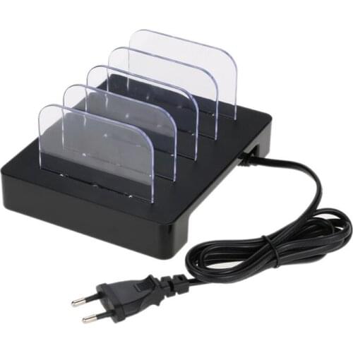 Portable multi USB charger adapter mobile phone 4 port 5V charging station stand holder for celular iphone samsung huawei xiaomi