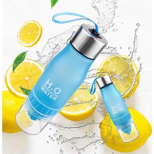 Xmas Gift 650ml Infuser Water Bottle plastic Fruit infusion Kids Drink Outdoor Sports bottle Juice lemon Portable Kettle