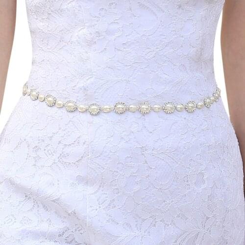 S300 Handmade Silver Wedding Belt Rhinestone Bridal Bridesmaid Dress Sash Accessories Mariage Belt Women Prom Evening Dresses