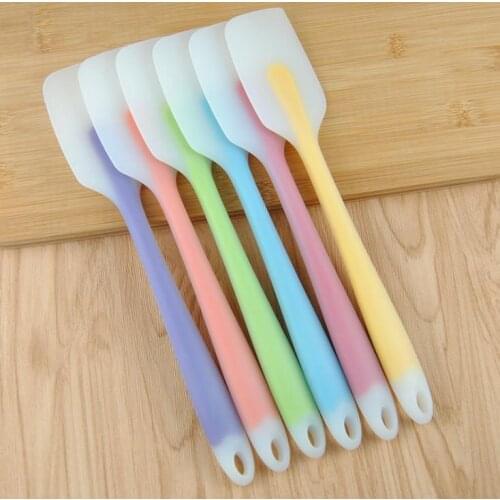 Silicone kitchen tool 21 cm Soft Seamless Spatula Butter Cream Scraper Brush Baking Maker Hot Sale Free Shipping SN962
