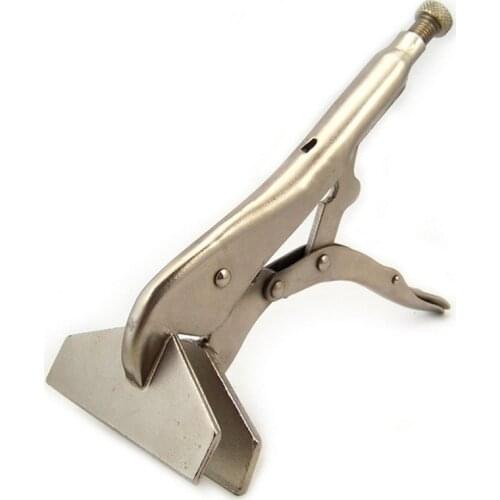 10 inch Heavy duty Locking Pliers wrench Adjustable Flat Head Grip Vise for Wood Locator welding clamp Clips repair hand tools