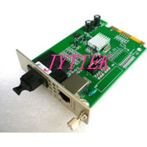 High quality 10/100M single mode single fiber Plug-in fiber optic transceivers 20km