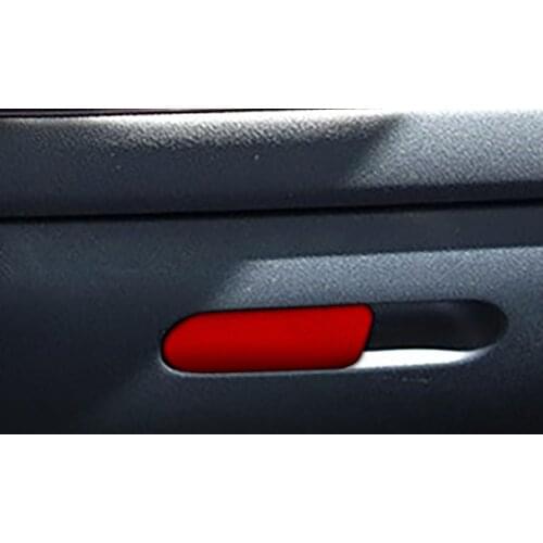 Suede Car Passager Side Glove Box Handle Bar Frame Cover Trim Sticker Fit For BMW MINI F54/F60 2014-2020