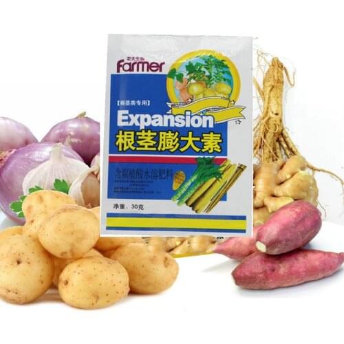 1Pack Special Tuber expansion Fertilizer 30g Promote Growth Regulating botany Rhizome Food Crop Vegetables Home Garden Supplies