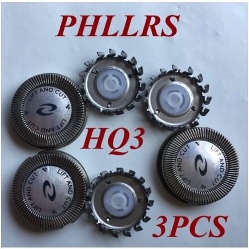 3PCS HQ3 replace head razor blade for philips hq4 hq55 hq56 electric shaver HQ483 HQ484 HQ485 HQ486 HQ487 HQ4401 HQ4402 HQ4403