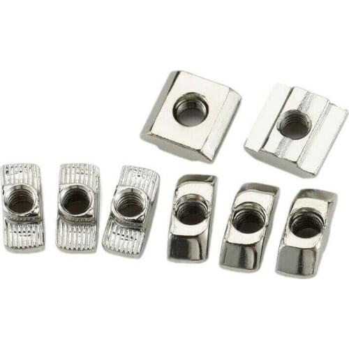 5PCS 20#/30#/40#/45# M3 M4 M5 M6 M8 Type T Nut/Slider Nut/Aluminum profile slider nut