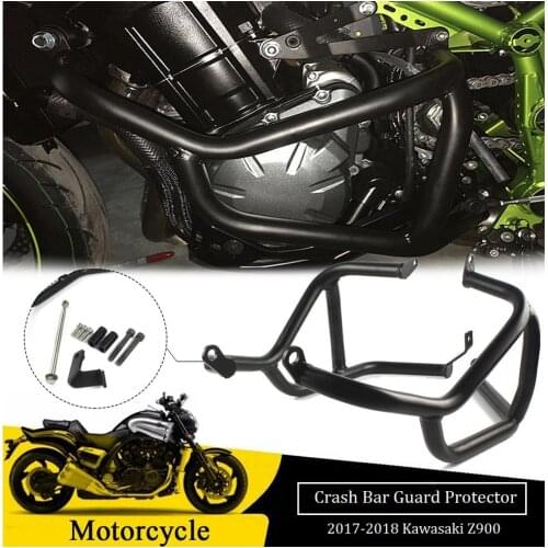 Motorcycle Accessories Highway Crash Bar Engine Guard Frame Bumper Falling Protection for 2017 2018 Kawasaki Z900 Z 900 ZR900