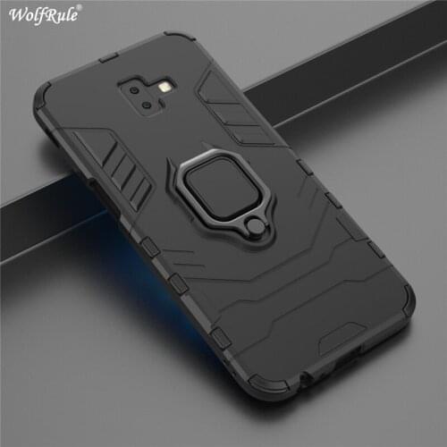 Car Holder Magnetic Case For Samsung Galaxy J6 Plus Case 6.0" 3-In-1 Durable Ring Stand Cover For Samsung J6 Plus Funda SM-J610F