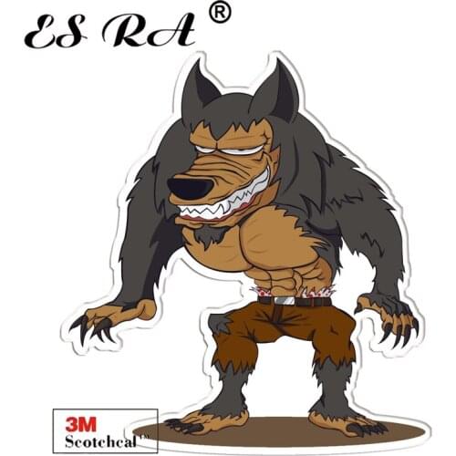 One Piece Motor Stickers Cartoon Funny Wolf Decals Laptop Pegatinas Viny for Skateboard Pitcher Bottle Luggage Notebook Decorate