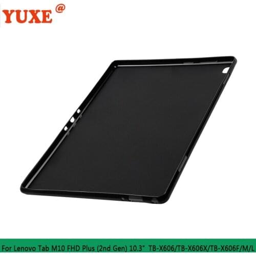 Tablet Case For Lenovo Tab M10 FHD Plus (2nd Gen) 2020 10.3" TB-X606 X606F/M/L 10.3 inch Funda Back TPU Silicone Anti-Drop Cover