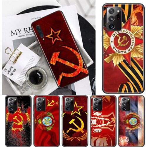Soviet Union USSR Flag For Samsung A72 A52 A02 S A32 A12 A42 A51 A91 A81 A71 A41 A31 A21 S A11 A01 A03 Core UW Phone Case