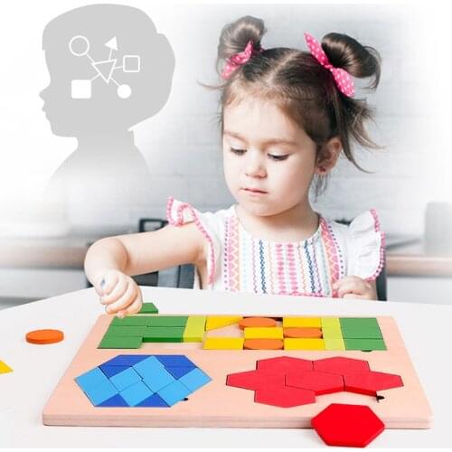 Kids 3D Wooden Toys Jigsaw Puzzles Fun Toddler Games For Children Early Learning Educational Montessori Puzzles Smart Toys Gifts