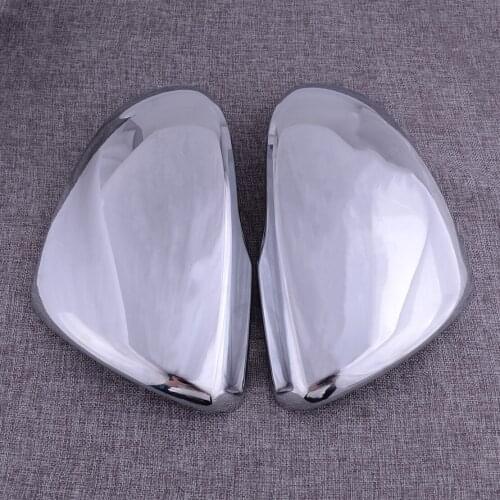 DWCX Chrome Car Side Door Mirror Cover Trim Molding Cap Sticker Overlay Shell ABS Fit For Kia Optima K5 JF 2017 2018 2019