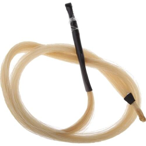 Long Service Life Natural Erhu Bow Horse Hair for Chinese Violin Practicers