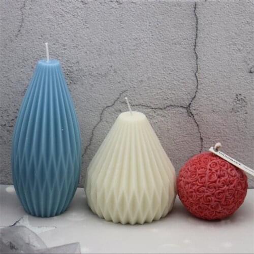 Candle Mold DIY Plastic Hand Made Home Decor Items Pear Vase Shape Art