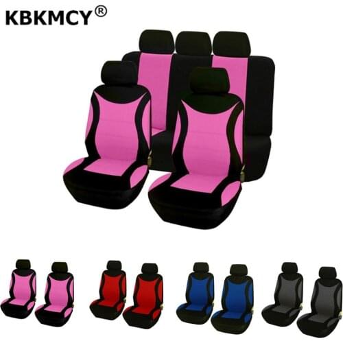 KBKMCY Pink Car Seat Covers for Women Men Auto Protect Cover for Kia soul seed optima stinger k9 k900 quoris picanto